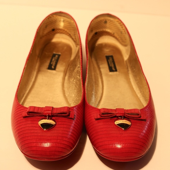 Dolce & Gabbana Shoes - Dolce & Gabbana - Animal Print Leather Ballet Flat